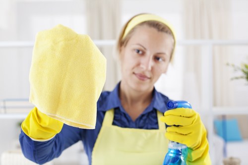 Office worker reviewing a workplace health and safety policy document