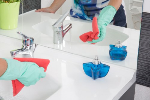 Weekly domestic cleaning checklist in a tidy bedroom